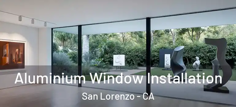  Aluminium Window Installation San Lorenzo - CA