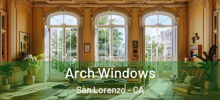 Arch Windows San Lorenzo - CA