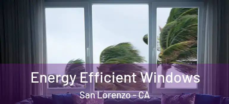  Energy Efficient Windows San Lorenzo - CA