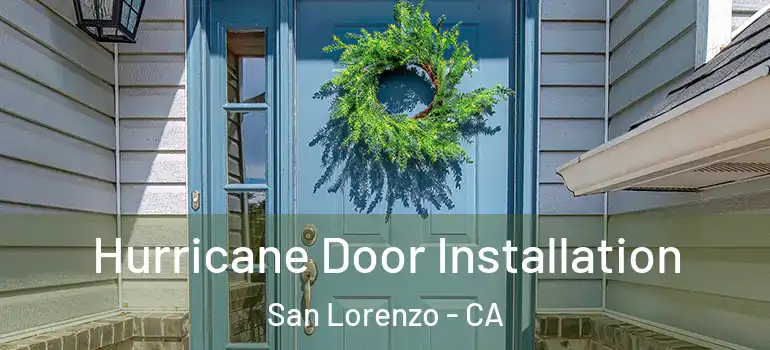  Hurricane Door Installation San Lorenzo - CA
