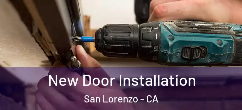  New Door Installation San Lorenzo - CA