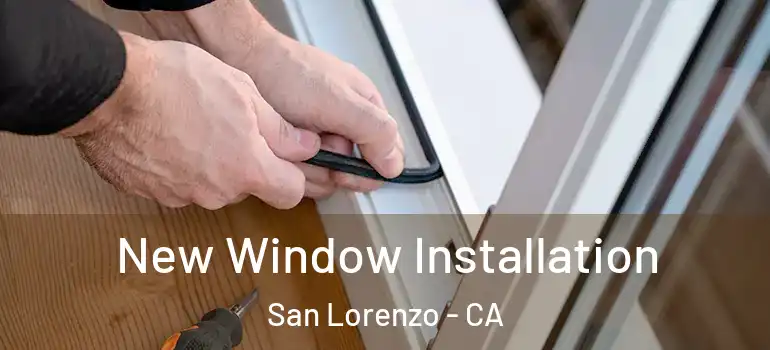  New Window Installation San Lorenzo - CA