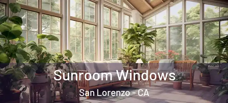  Sunroom Windows San Lorenzo - CA