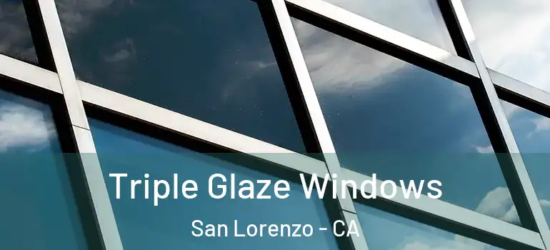  Triple Glaze Windows San Lorenzo - CA