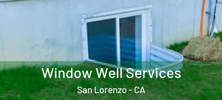  Window Well Services San Lorenzo - CA