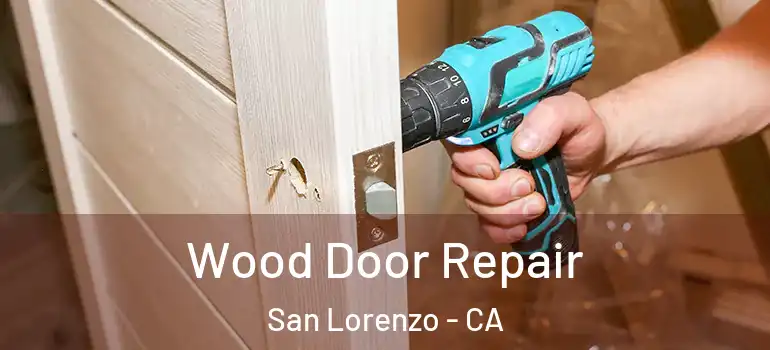  Wood Door Repair San Lorenzo - CA